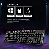 Ant Esports MK3200 V2 Mechanical Gaming Keyboard – Blue Switches | RGB Backlighting