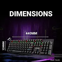 Ant Esports MK3200 V2 Mechanical Gaming Keyboard – Blue Switches | RGB Backlighting