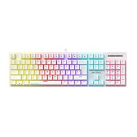 Ant Esports MK3400 Pro V3 White Mechanical Gaming Keyboard – Red Switches | RGB