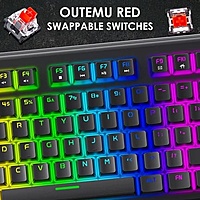 Ant Esports MK4000 RGB Gaming Keyboard – Red Switches | RGB Backlighting | 1 Year Warranty