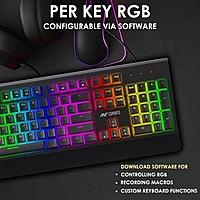 Ant Esports MK4000 RGB Gaming Keyboard – Red Switches | RGB Backlighting | 1 Year Warranty