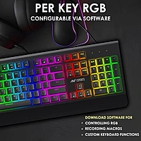 Ant Esports MK4000 RGB Gaming Keyboard – Red Switches | RGB Backlighting | 1 Year Warranty