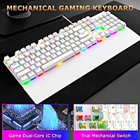 Ant Esports MK4100 RGB White Keyboard – Brown Switches | RGB Backlighting | 1 Year Warranty