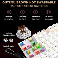 Ant Esports MK4100 RGB Mechanical Gaming Keyboard – Brown Switches | USB | 1 Year Warranty