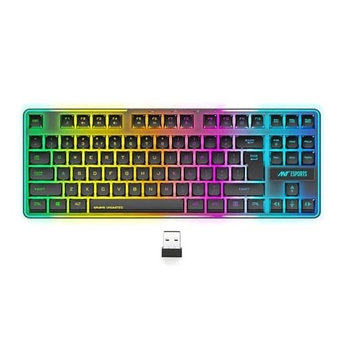 Ant Esports MK720 Pro V2 TKL – RGB Wireless Gaming Keyboard | 1 Year Warranty