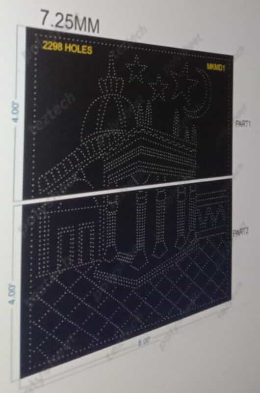 MKMD1 MAKKA MADINA 8X8 FEET 2298 HOLES