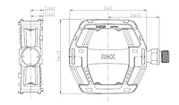 MKS RMX PEDAL-BLACK