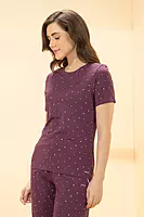 Amante SCOOP NECK SLEEP T Shirt SLT83801