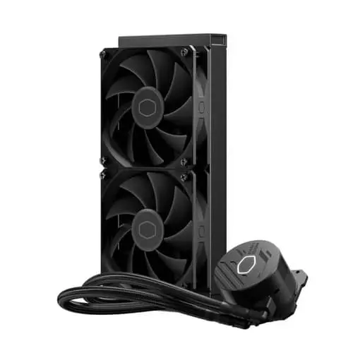 Cooler Master MasterLiquid 240L Core – 240mm AIO Liquid CPU Cooler | Dual Fans