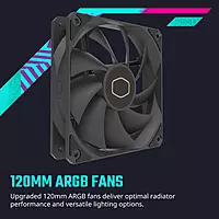 Cooler Master MasterLiquid 240L Core – 240mm AIO Liquid CPU Cooler | Dual Fans
