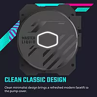 Cooler Master MasterLiquid 240L Core – 240mm AIO Liquid CPU Cooler | Dual Fans