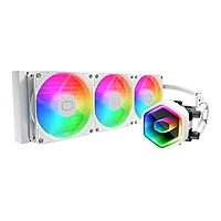 Cooler Master MasterLiquid 360 Core II ARGB CPU Liquid Cooler – 360mm | White