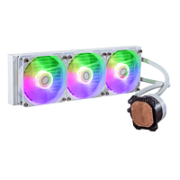 Cooler Master MasterLiquid 360L Core ARGB White – 360mm AIO Liquid CPU Cooler