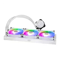 Cooler Master MasterLiquid 360L Core ARGB White – 360mm AIO Liquid CPU Cooler