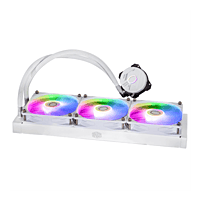 Cooler Master MasterLiquid 360L Core ARGB White – 360mm AIO Liquid CPU Cooler