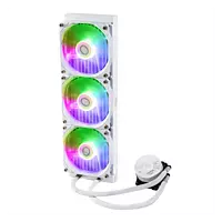 Cooler Master MasterLiquid 360L Core ARGB White – 360mm AIO Liquid CPU Cooler