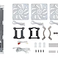 Cooler Master MasterLiquid 360L Core ARGB White – 360mm AIO Liquid CPU Cooler