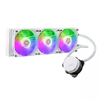 Cooler Master MasterLiquid 360L Core ARGB White – 360mm AIO Liquid CPU Cooler