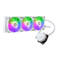 Cooler Master MasterLiquid 360L Core ARGB White – 360mm AIO Liquid CPU Cooler