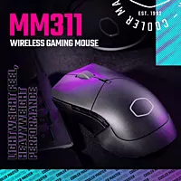 Cooler Master MM311 Wireless Gaming Mouse – 10,000 DPI | 6 Buttons | Ultra-Light | Black