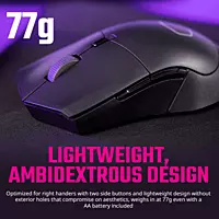 Cooler Master MM311 Wireless Gaming Mouse – 10,000 DPI | 6 Buttons | Ultra-Light | Black