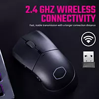 Cooler Master MM311 Wireless Gaming Mouse – 10,000 DPI | 6 Buttons | Ultra-Light | Black