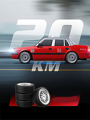MN38 1:16 Scale RWD Drift RC Car – Taxi Style | 2.4GHz RTR High-Speed Remote Control Car