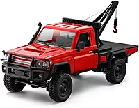 MN82T 1:12 Scale 4WD RC Rock Crawler – Toyota LC79 Rescue | 2.4GHz RTR Off-Road Remote Control Car - Red