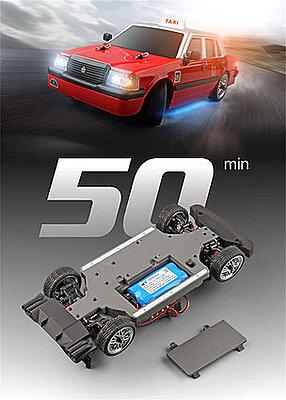 MN38 1:16 Scale RWD Drift RC Car – Taxi Style | 2.4GHz RTR High-Speed Remote Control Car