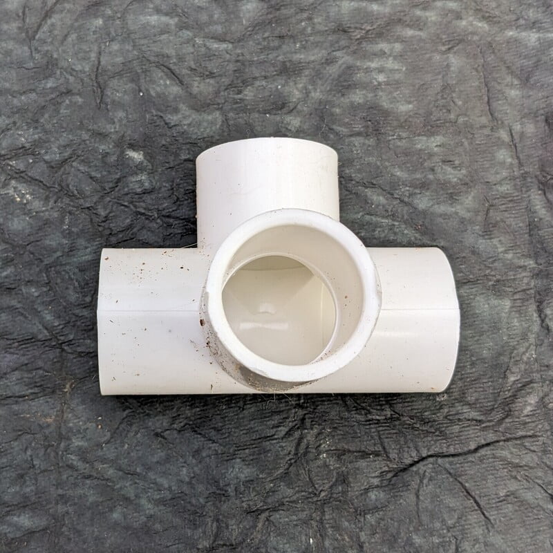 UPVC 4-way Elbow 3/4" inchi (25MM) Pipe Joint/Corner Heavy Duty UPVC Available for Greenhouse, Tent Connection,Furniture and Plumbing Projects White Color