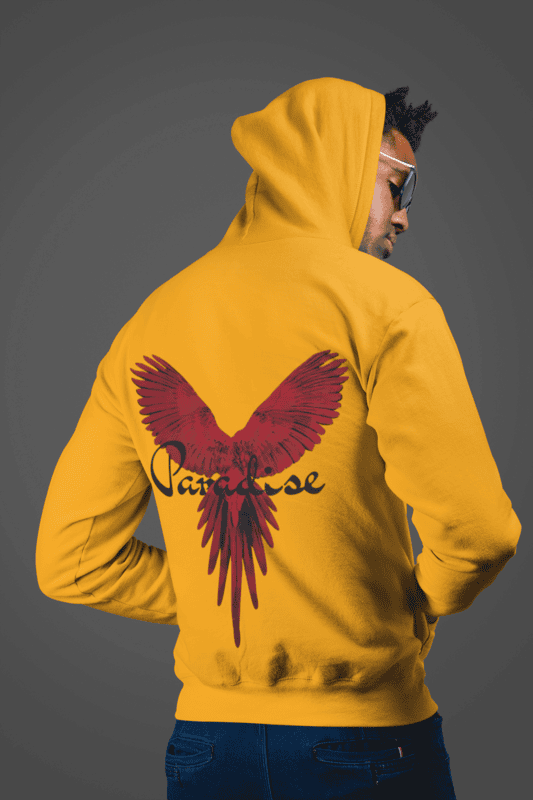 The Paradise Parrot Scarlet Wingback