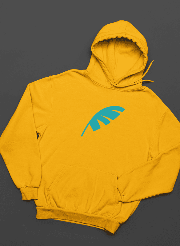 The Golden Azure Leaf Hoodie