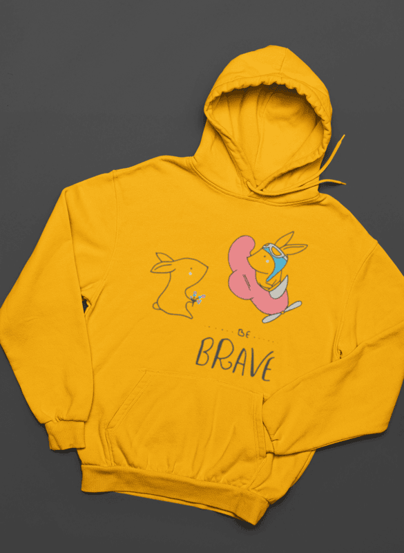 The Brave Bunny Aviator Hoodie