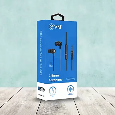 EARPHONE EVM 3.5MM HF-03 BLACK