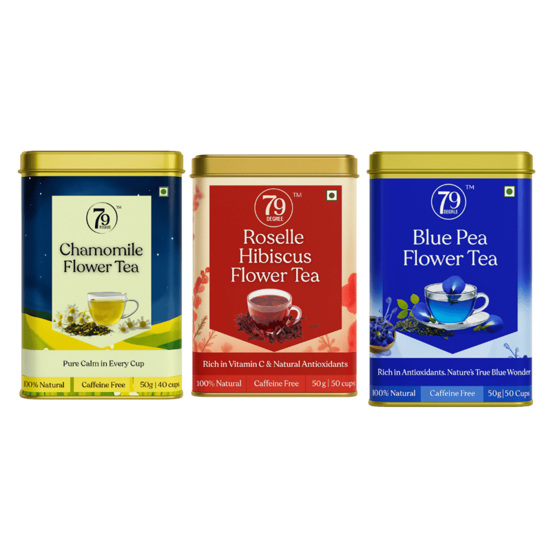 3-in-1 Floral Tea Tin Combo