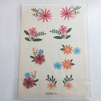 Water Soluble Sticker - Printed Water Soluble Sticker - Printed