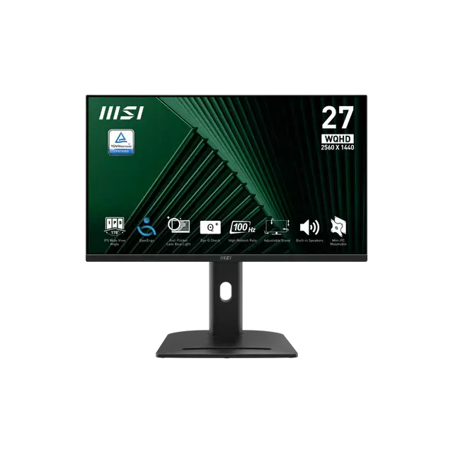 MSI PRO MP275QPG 27 Inch Business Monitor – WQHD IPS | 100Hz | Adaptive Sync