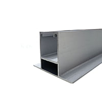 Aluminium Channel Mono Rail for mounting Solar Panel on Rooftop