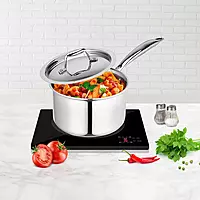 Signora Ware Artista Tri- play Sauce Pan With Lid 1250 ML (14 CM)