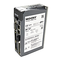 Moons M2DC-10D5R DC servo drive, 20–60V input, compact design for precise motor control