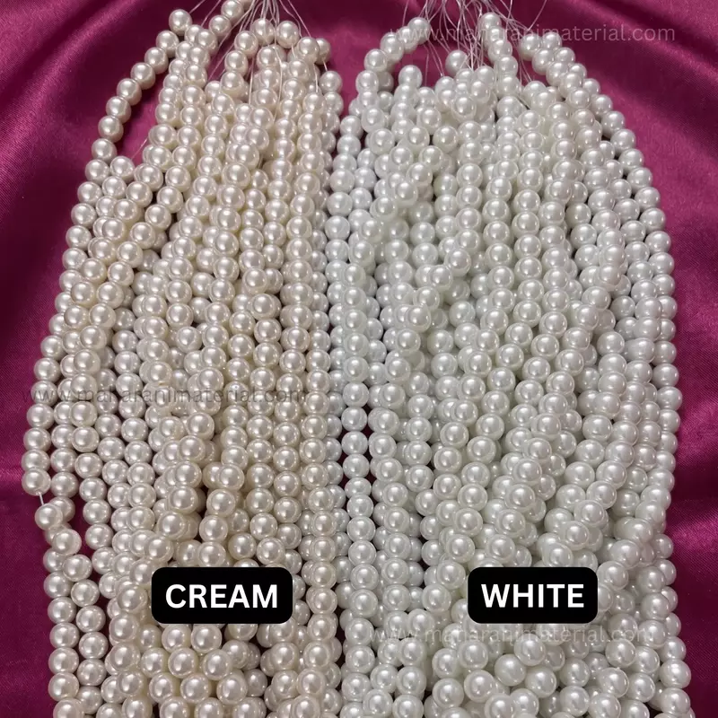 Glass Rice Moti 10mm