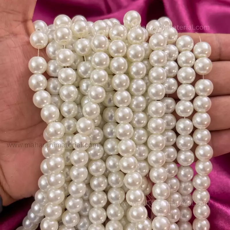 Glass Rice Moti 10mm