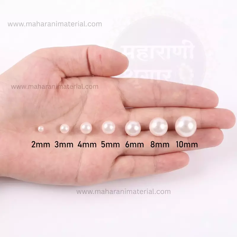 Glass Rice Moti 8mm