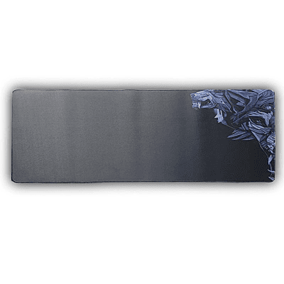 Gaming Mouse Pad | Large Extended Desk Mat | Non-Slip Base & Textured Surface for Gamers, Office & Home Use-90x40x0.4cm