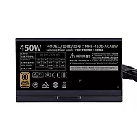Cooler Master MWE 450 V2 SMPS – 450W Power Supply  80 Plus Bronze PSU