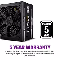 Cooler Master MWE 450 V2 SMPS – 450W Power Supply  80 Plus Bronze PSU