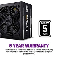 Cooler Master MWE 450 V2 SMPS – 450W Power Supply 80 Plus Bronze PSU