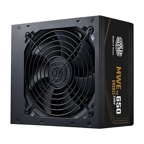 Cooler Master MWE Bronze 650W SMPS – 80 Plus Bronze  Non-Modular  5 Years Warranty