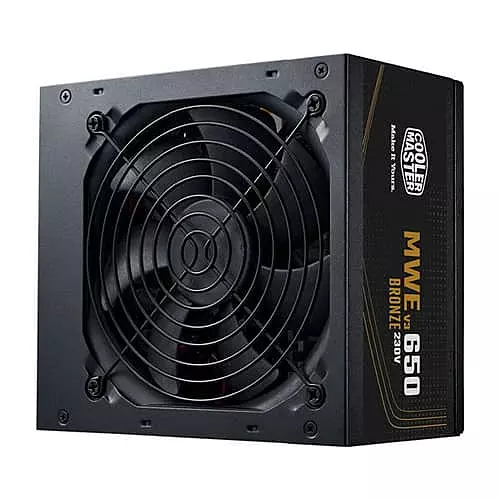 Cooler Master MWE Bronze 650W SMPS – 80 Plus Bronze Non-Modular 5 Years Warranty