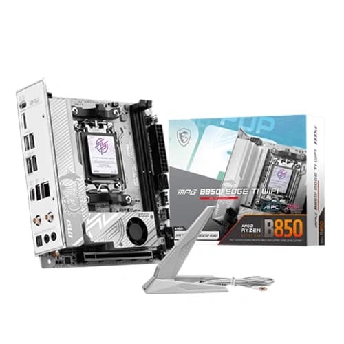 MSI MPG B850I Edge TI WIFI 7 Mini-ITX Motherboard – AM5 | DDR5 | PCIe 5.0